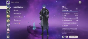 Conta Flins + Bis + Columbina Ar 47 - Genshin Impact