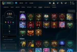 Conta ouro lol 230+ skins - League of Legends