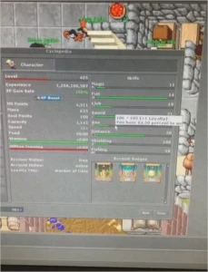 ELITE KNIGHT AXE. LV: 425  Pvp Amarelo - Tibia