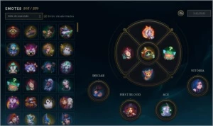 Conta com Rammus REI + 762 skins  + skins valorant - League of Legends LOL
