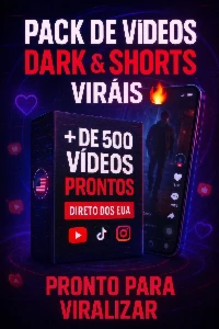 Pack De Videos Dark & Shorts Virais Direto Do Eua - Digital Services