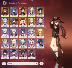 AR 56 HUTAO+HOMA/GANYU+AMOS/MONA/VENTI/ZHONGLI/KLEE/JEAN - Genshin Impact