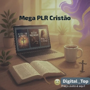 ✨🙏📖 MEGA PACOTE PLR CRISTÃO 🕊️ Fé, Estudo e Transformação - Outros