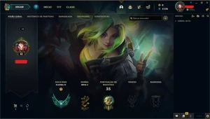 CONTA DO PLATINA 4(EMAIL NÃO CONFIRMADO, MMR DE SMURF) - League of Legends LOL