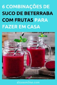 6 Receitas de suco de beterraba deliciosas e simples