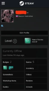 Conta Steam Antiga 2007 | Selo 17 Anos | Jogos Clássicos