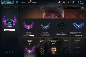 CONTA MESTRE ( SKINS PAX, BLACK ALISTAR, RYZE HUMANO E MAIS) - League of Legends LOL