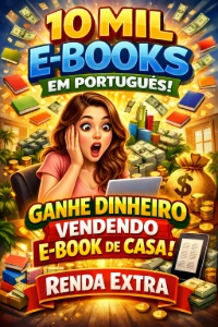 🚀 10 Mil E-Books Em Português – Prontos Para Você Lucrar! - Outros