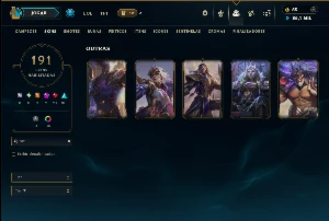 Ouro 4 com TODOS os Champs e 191 Skins ( ADC / SUP / MID ) - League of Legends LOL