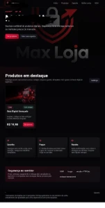 Loja Virtual / Marketplace Node.js com Painel Administrativo - Sites, Lojas e Sistemas Prontos Sites e Scripts