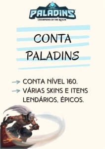 CONTA PALADINS NÍVEL 160 - Outros