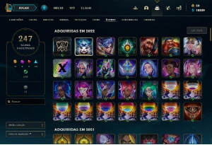 CONTA LEAGUE OF LEGENDS DE 2012 LOL