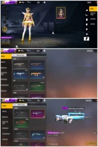 Conta top para começar a jogar - Free Fire