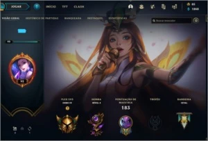 Conta nível 92 - Ouro 4 - League of Legends LOL