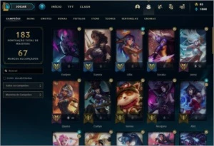 Conta nível 92 - Ouro 4 - League of Legends LOL