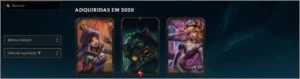 Conta nível 92 - Ouro 4 - League of Legends LOL