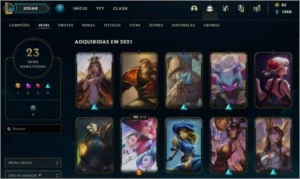 Conta nível 92 - Ouro 4 - League of Legends LOL