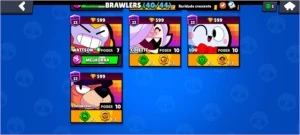 Conta Brawl Star 23k 40 brawlers, todos passes e 266 gemas - Brawl Stars