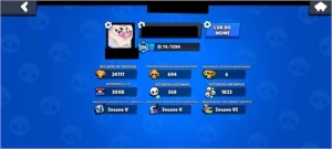 Conta Brawl Star 23k 40 brawlers, todos passes e 266 gemas - Brawl Stars