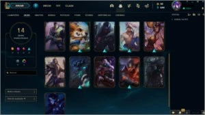 Conta League of Legends Platina 1 Poucos Jogos LOL