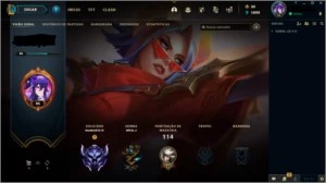 Conta League of Legends Platina 1 Poucos Jogos LOL
