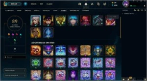 Conta League of Legends Platina 1 Poucos Jogos LOL