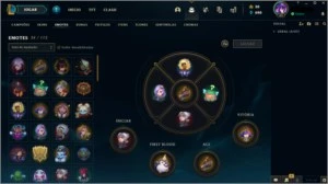 Conta League of Legends Platina 1 Poucos Jogos LOL