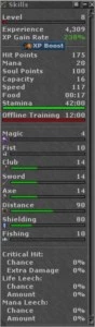 Acc com 217 loyalty e vários low level com skill alto. - Tibia