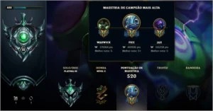 League Of Legends ! full champ elo platina LOL