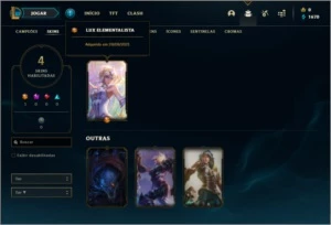 Conta ouro 2 com 4 skins e 23 champs - League of Legends LOL