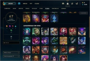 Conta ouro 2 com 4 skins e 23 champs - League of Legends LOL