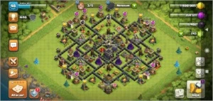 Conta ClashOfClas CV9 Recem Upado - Clash of Clans