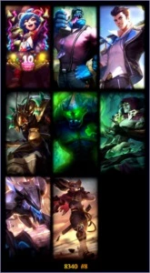 Conta Gold III - League of Legends [Nv 56 - 8 Skins] LOL