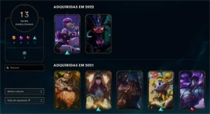 Conta Legends of Runeterra Com algumas skin's no LOR e LOL - League of Legends
