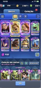 Conta Clash Royale 7 Anos Lvl 16 Max + Braw Stars 15K Troféu