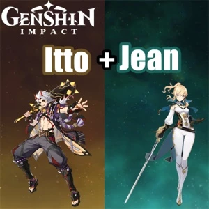 Conta Genshin Impact AR 5 com Arataki Itto e Jean