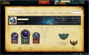 CONTA DE LOL UNRANKED+24 CAMPEÕES+6 SKINS+13 K DE IP - League of Legends