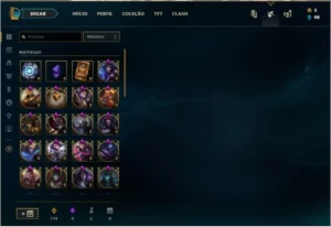 Conta LOL Plat 4/254 skins - League of Legends