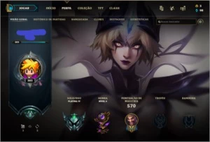 Conta LOL Plat 4/254 skins - League of Legends