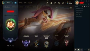 Conta de league of legends, 822 skins,16 skins prestígios LOL