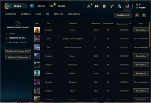 Conta ouro 4 com 24 Champs e 2 Skins - League of Legends LOL