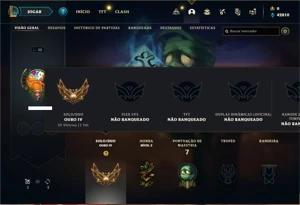 Conta ouro 4 com 24 Champs e 2 Skins - League of Legends LOL