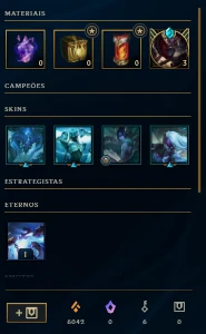 LvL 51 - 42 campeões - 6 Skins - 1050 Rps - 9.000 EA - 6000 - League of Legends LOL