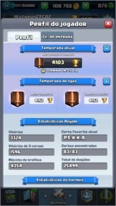 Clash Royale -Conta Lvl 12-