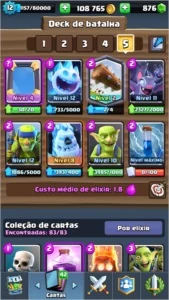 Clash Royale -Conta Lvl 12-