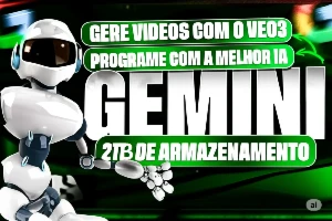 Gemini 2.5 Pro + Veo 3 + 2 Tb De Armazenamento Google Drive