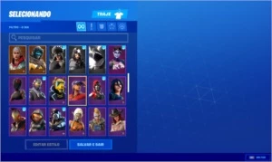 Conta fortnite Da temporada 4 Até 1° temporada capitulo 2