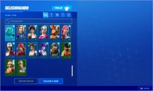 Conta fortnite Da temporada 4 Até 1° temporada capitulo 2