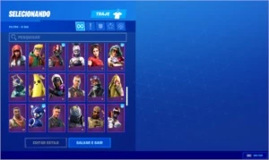 Conta fortnite Da temporada 4 Até 1° temporada capitulo 2