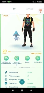 Conta Pokémon go lvl 20 - D112